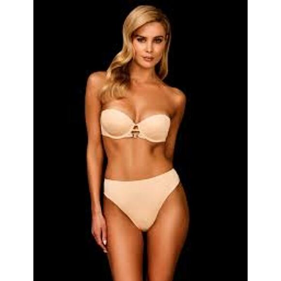 HONEY BIRDETTE Bra HAVE MATCHING GARTER TOO 32DD Convertible Push Up - Picture 1 of 8